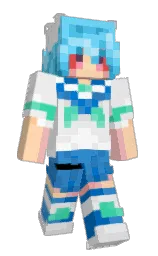 gallery and sea pink Minecraft skin — Slim model — first worn by Hinxlr