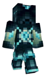 Xigzagamer's Minecraft skin wearing the Twisted cape