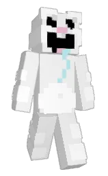 concrete and white Minecraft skin — Slim model — first worn by yBanzle