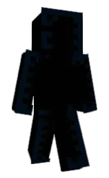 blue charcoal and black pearl Minecraft skin — Classic model