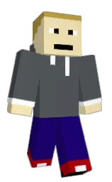 Serapik's Minecraft skin wearing the Vanilla cape