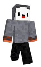 white and jumbo Minecraft skin — Classic model