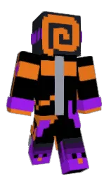 black and tango Minecraft skin — Classic model