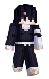 m9v's Minecraft skin wearing the Menace cape