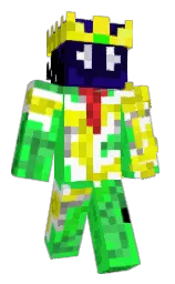 malachite and black rock Minecraft skin — Slim model — first worn by SullivanM16
