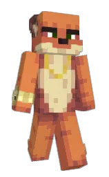 Houy's Minecraft skin wearing the 15th Anniversary cape