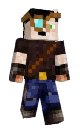 Stiker_15's Minecraft skin wearing the 15th Anniversary cape