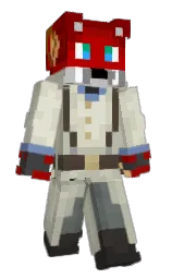 foggy gray and eagle Minecraft skin — Classic model