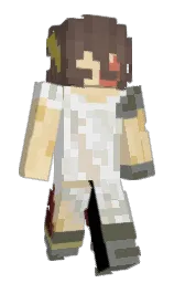 Beezity's Minecraft skin wearing the Aurora cape