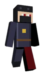 shark and steel gray Minecraft skin — Classic model — first worn by treckna2