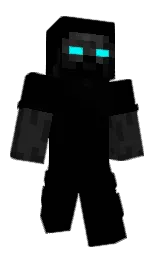 black and mine shaft Minecraft skin — Classic model