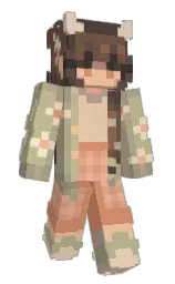 hillary and indian khaki Minecraft skin — Slim model