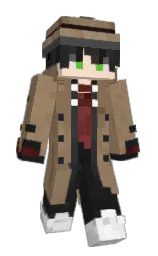 domino and mine shaft Minecraft skin — Slim model — first worn by Fariour