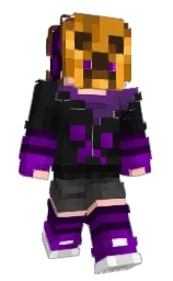 cod gray and purple Minecraft skin — Slim model — first worn by Mutant_YT