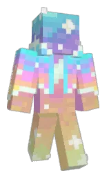 black and calico Minecraft skin — Classic model — first worn by scotty005s
