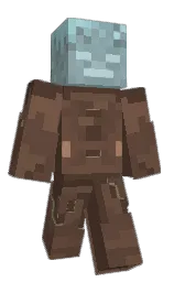 judge gray and pale oyster Minecraft skin — Slim model — first worn by noob9345
