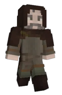 Front of Praltan's skin