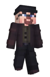 Front of Vibinski's skin