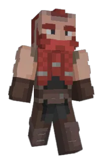 Front of sivved's skin