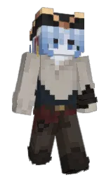 cloudy and taupe Minecraft skin — Slim model — first worn by MollyHeart19
