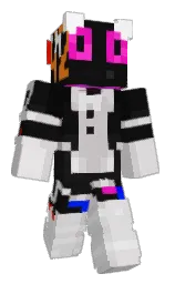 TemmieNK2's Minecraft skin wearing the Menace cape