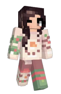 Front of Chocolate's skin
