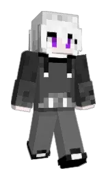dove gray and tundora Minecraft skin — Slim model