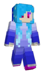 moon raker and persian blue Minecraft skin — Slim model — first worn by Noelledritch