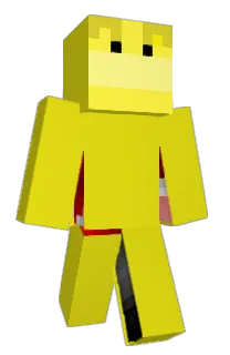 Front of Peecky's skin