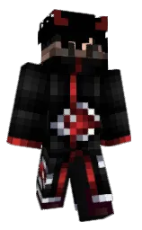 Kenzkii's Minecraft skin wearing the Menace cape
