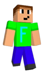 Fracty's Minecraft skin wearing the Common cape