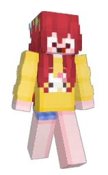 energy yellow and pippin Minecraft skin — Slim model — first worn by louvia
