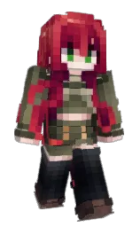 mulberry wood and blackberry Minecraft skin — Slim model