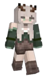 silver rust and wafer Minecraft skin — Slim model