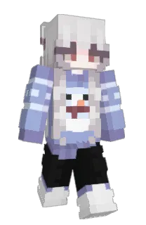 Front of Leakti's skin