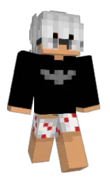 black and harvest gold Minecraft skin — Classic model