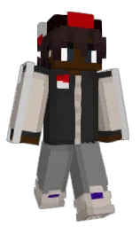 gray and silver rust Minecraft skin — Classic model — first worn by Dxlgxdo