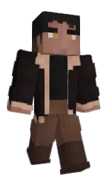 cocoa brown Minecraft skin — Slim model — first worn by washingtono