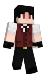 TuiSed's Minecraft skin wearing the Menace cape