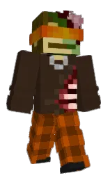 kirkomode's Minecraft skin wearing the Zombie Horse cape
