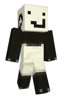 Front of Skettre's skin
