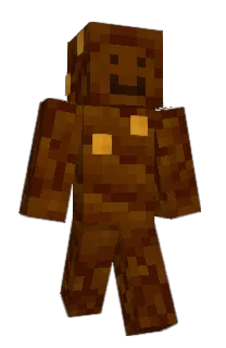 Front of moozaur's skin