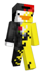 broom and white Minecraft skin — Slim model