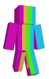 black and tundora Minecraft skin — Classic model