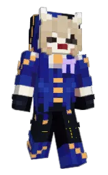 jacksons purple and vulcan Minecraft skin — Slim model — first worn by Sapph1c_Tw1tch