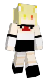 serenade and hint of red Minecraft skin — Slim model