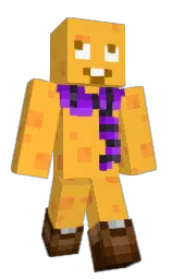 yellow orange and neon carrot Minecraft skin — Classic model — first worn by cheese121212