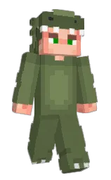 1kobi's Minecraft skin wearing the Aurora cape