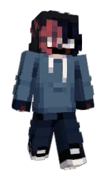 blue bayoux and cloud burst Minecraft skin — Classic model