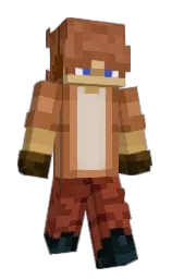 brown rust and antique brass Minecraft skin — Slim model